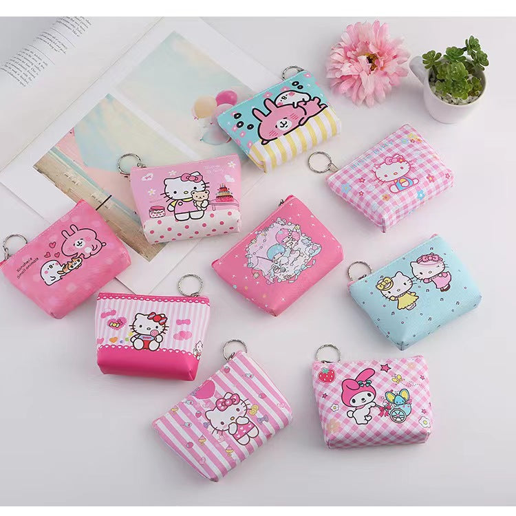 Durable Cartoon Clow Melody Crane Machine Coin Purses