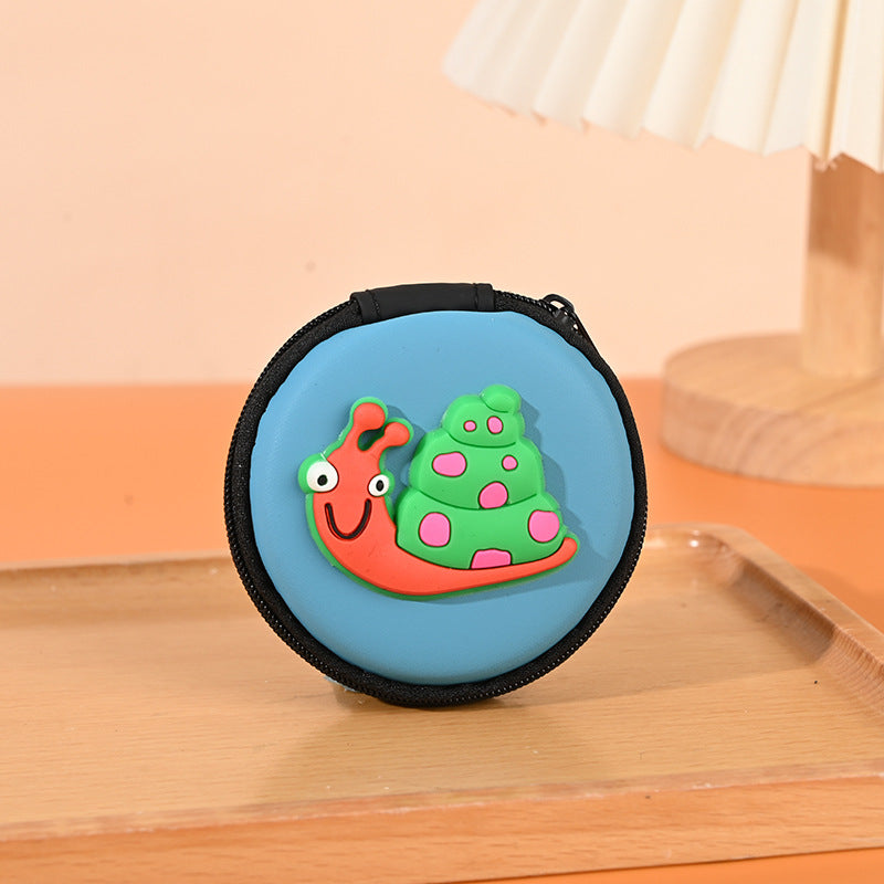 Children's Korean Cute Cartoon Silicone Earphone Portable Coin Purses