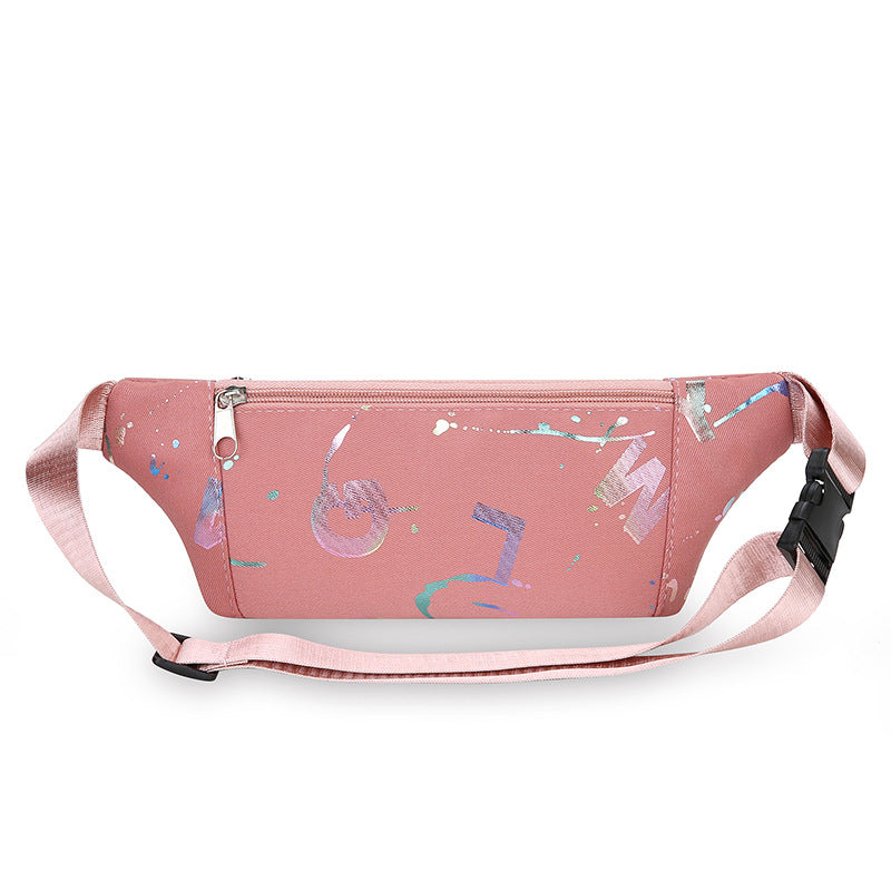 Macaron Color Mobile Waterproof Cross Body Waist Packs