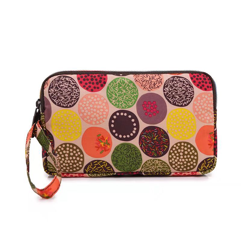 Women's Korean Printed Mobile Running Cloth Coin Purses