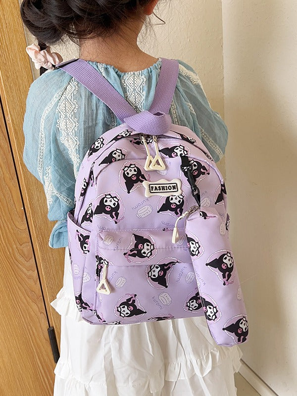 Cartoon Printed For Childlike Cute Matching Kindergarten School Bags