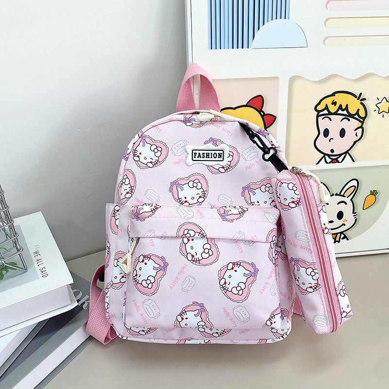 Children's Cartoon Cute Clow Melody Large Capacity Children's Backpacks