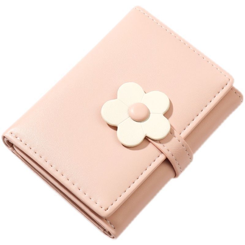 Women's Gift Short Cute Little Flower Fresh Ladies Wallets