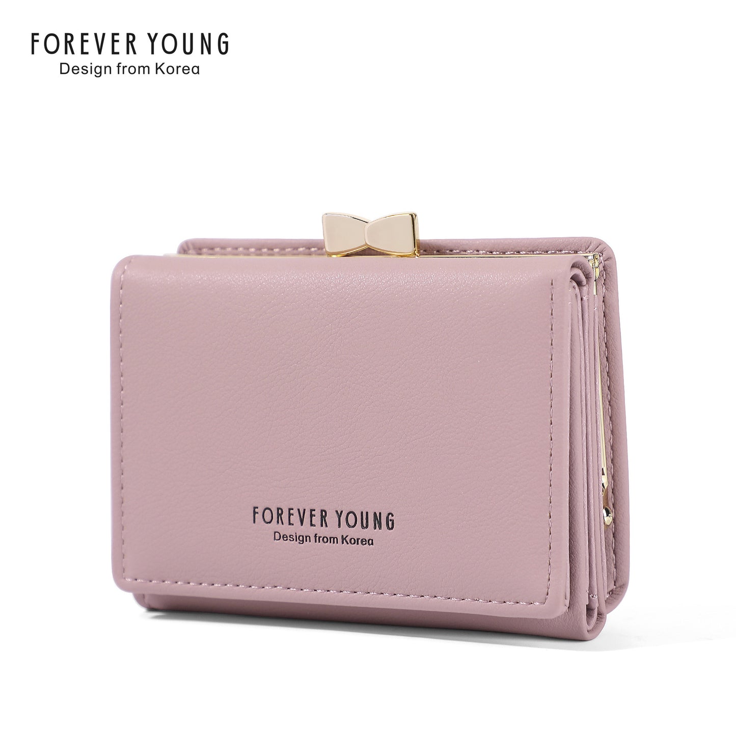 Women's Short Cute Style Korean Simple Three-fold Ladies Wallets