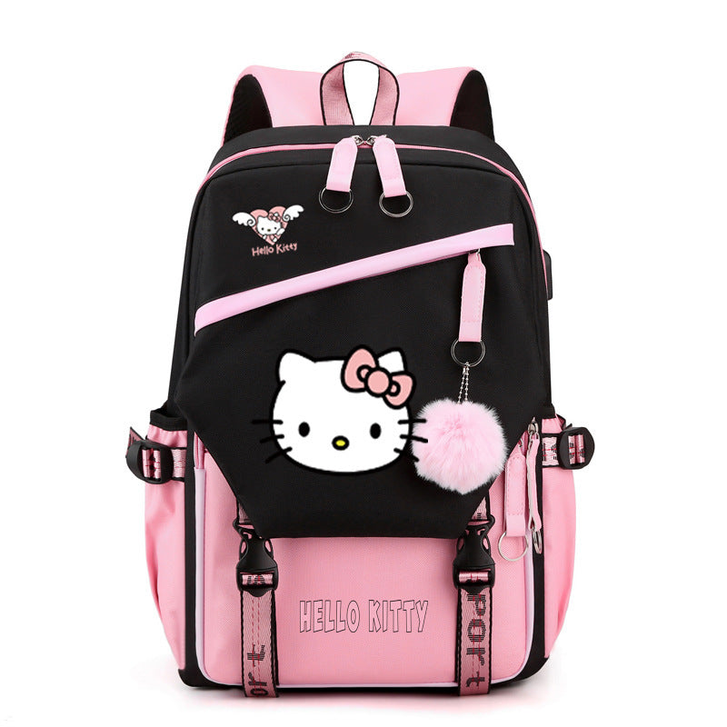 Children's Hello Kitty Primary Grade To Male Backpacks