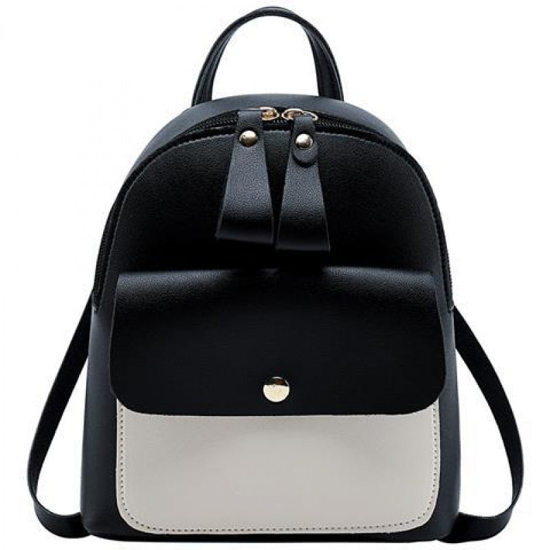 Women's About Korean Preppy Style Contrast Color Backpacks