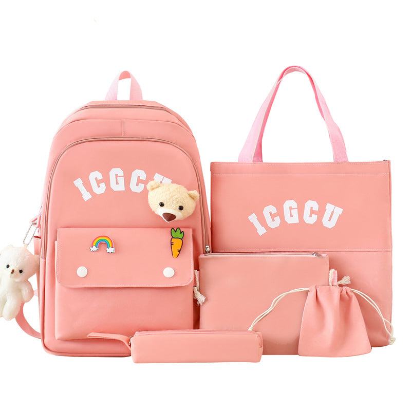 Beautiful Cute Large Capacity Good-looking Schoolgirl Middle School Students' Schoolbags