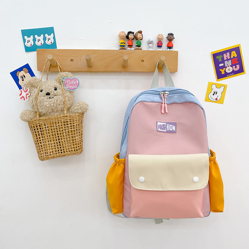 Fashion Korean Style Large Capacity Primary Trendy Children's Backpacks