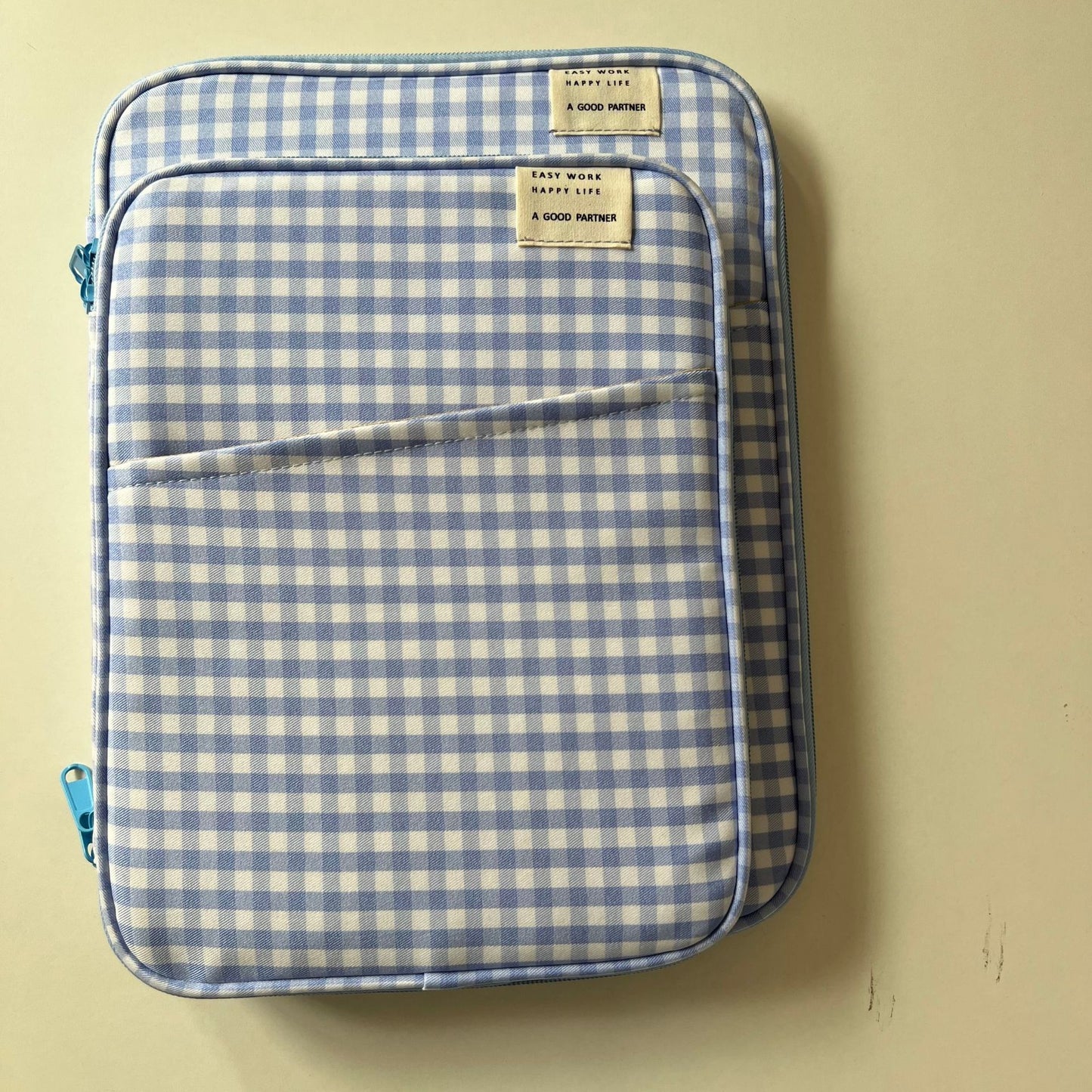 Attractive Stylish Plaid Pc Apple Sleeve Tablet Bags