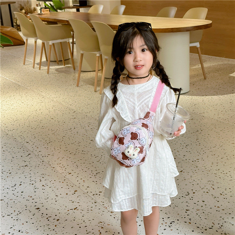 Children's Fashion Cute Bunny Large Capacity Outing Bags