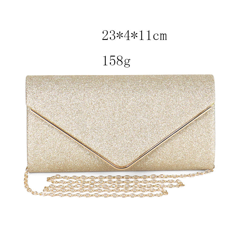 Women's Simple Light Luxury Clutch Cover Thin Evening Bags