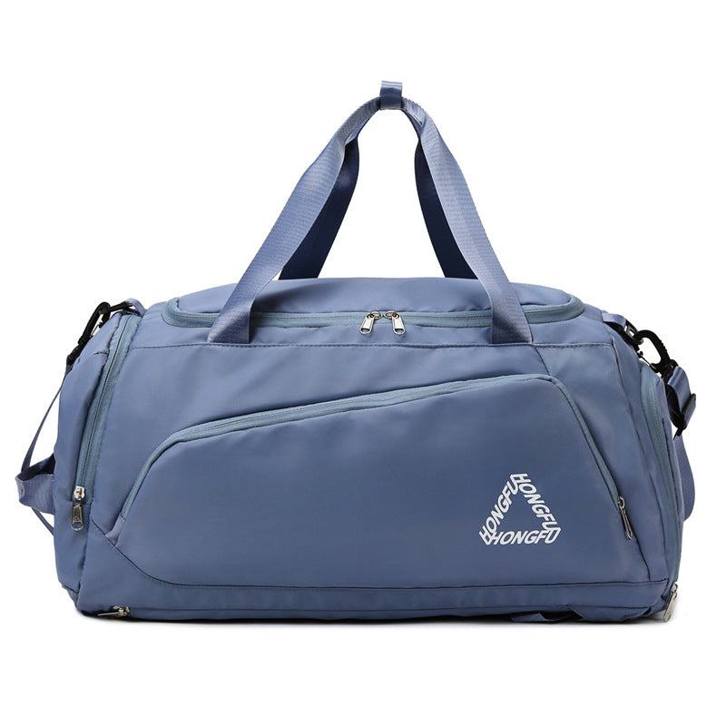 Women's Oxford Cloth Contrast Color Dry Wet Travel Bags