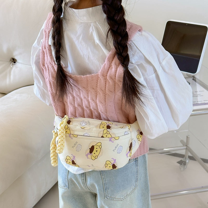 Children's Korean Style Cartoon Cute Boys Western Children's Waist Packs