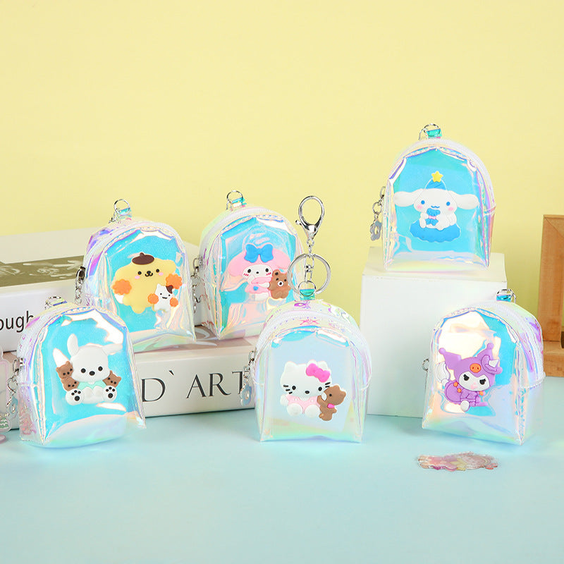 Korean Girly Transparent Jelly Portable Mini Coin Purses