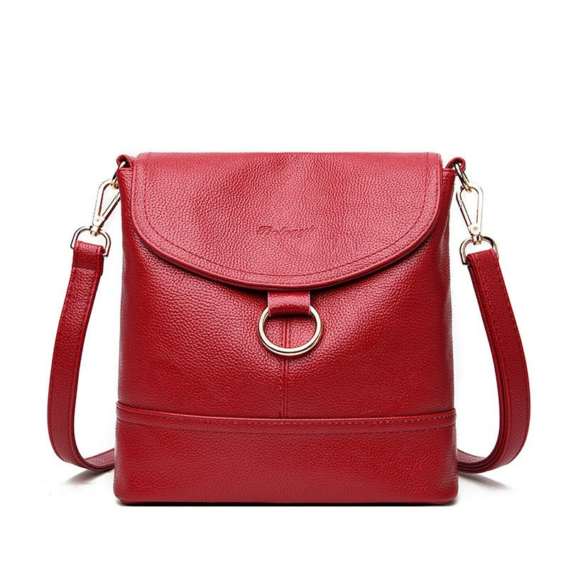 Women's Comfortable Soft Leather Mom Versatile Crossbody Bags