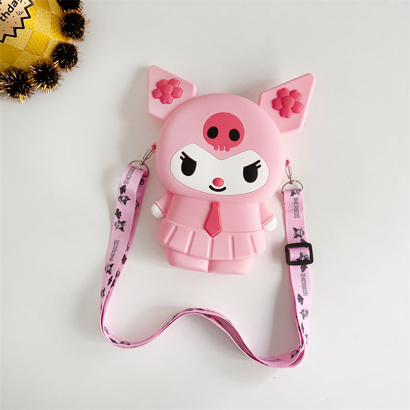 Children's Clow Cartoon Fashion Trend Play Silicone Coin Purses