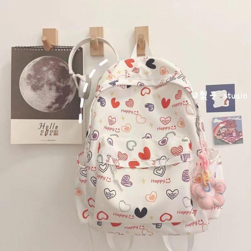 Korean Style Cute Refreshing Love Bear Elementary School Students' Schoolbags