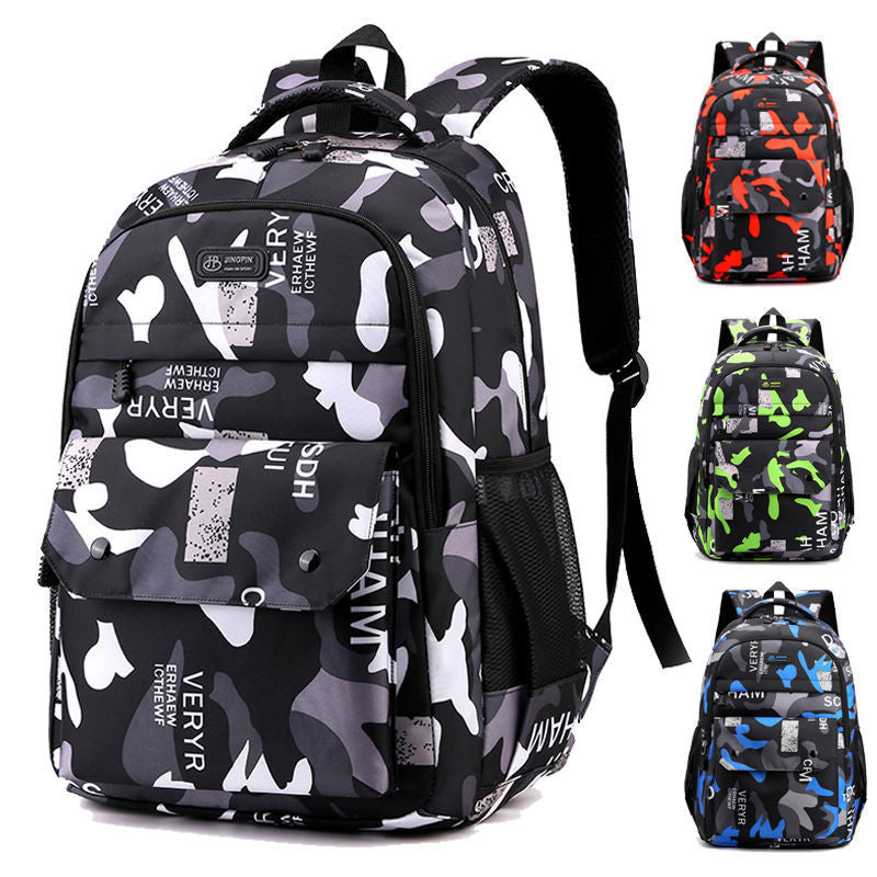 Large Capacity Junior High For Boys Backpacks