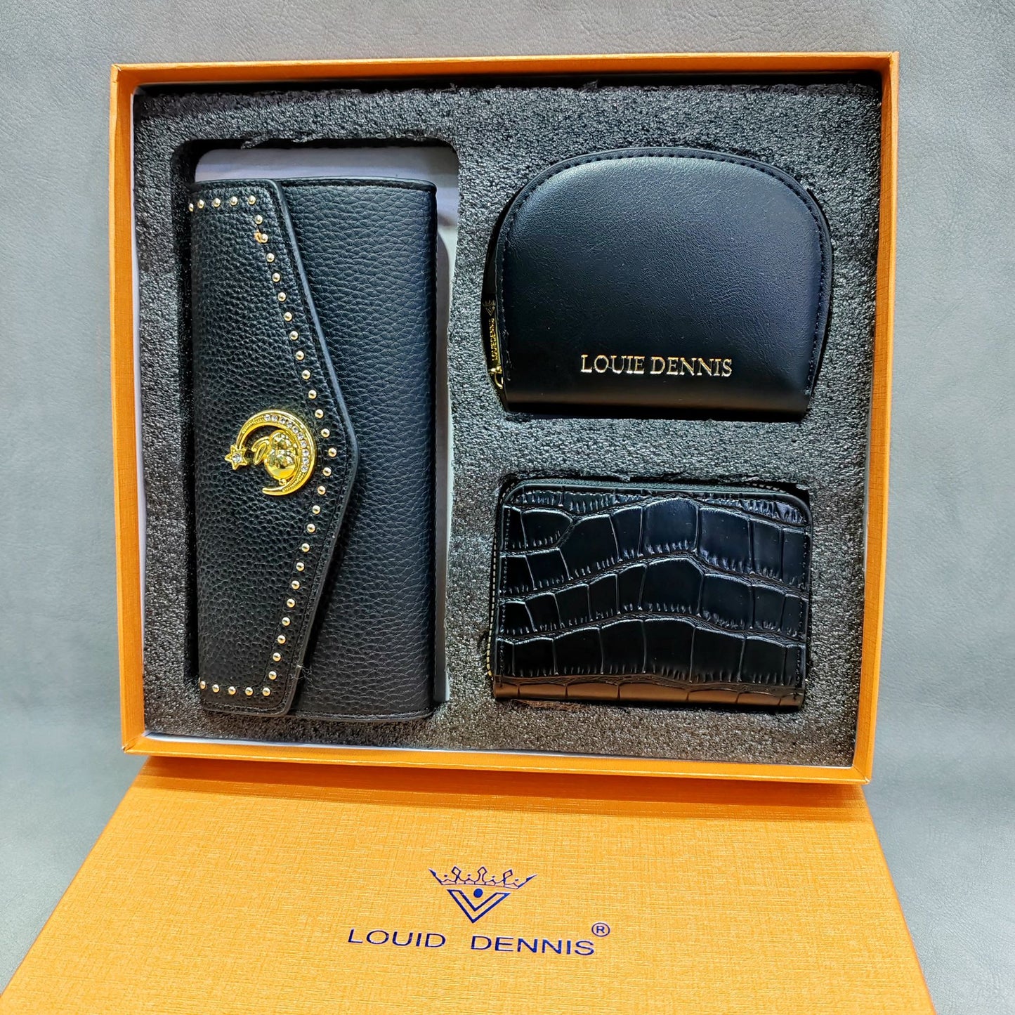 Cool Attractive Three-piece Gift Box Sets Card Holder