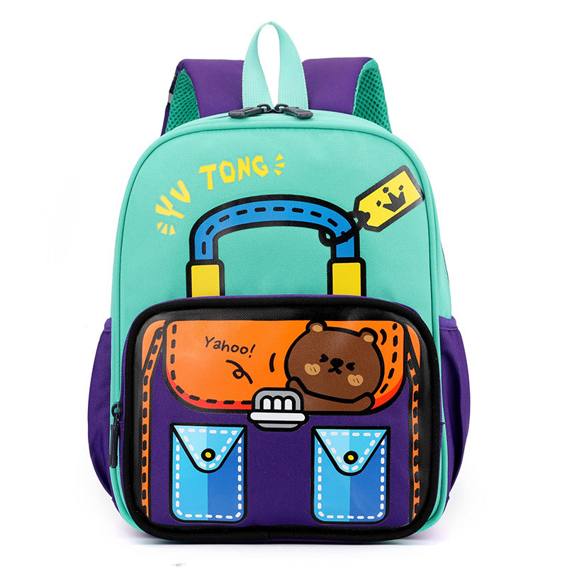 Children's Cartoon Secondary Large Class Preschool Boys Kindergarten School Bags