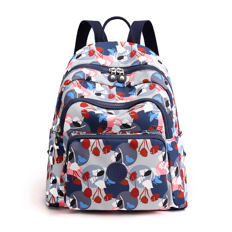 Women's Leisure Nylon Printed Large Capacity Fashion Backpacks