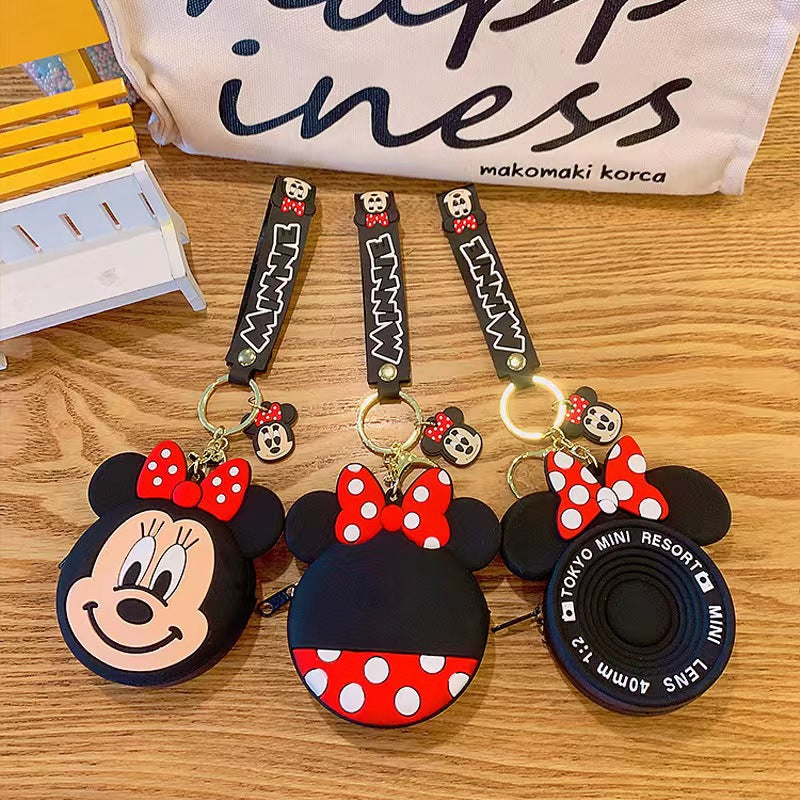 Minnie Silicone Mickey Cute Pouch Ornament Coin Purses