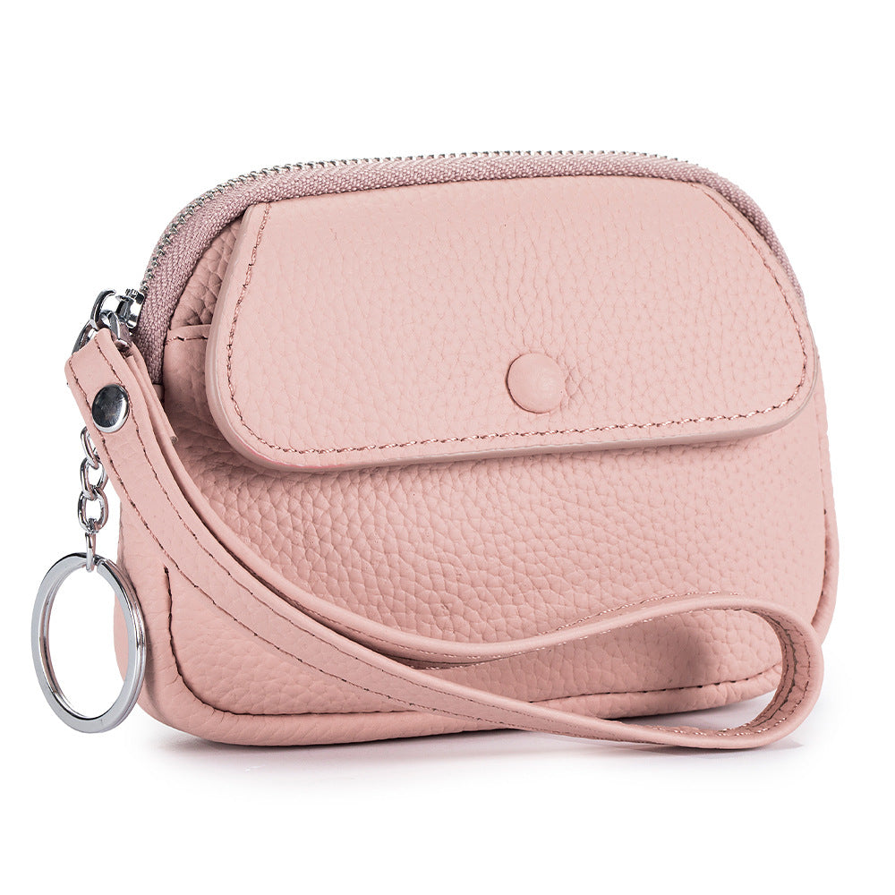 Women's Genuine Leather Fashion Large Capacity Portable Coin Purses