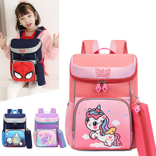 Primary Large Class Level Boys Capacity Elementary School Students' Schoolbags