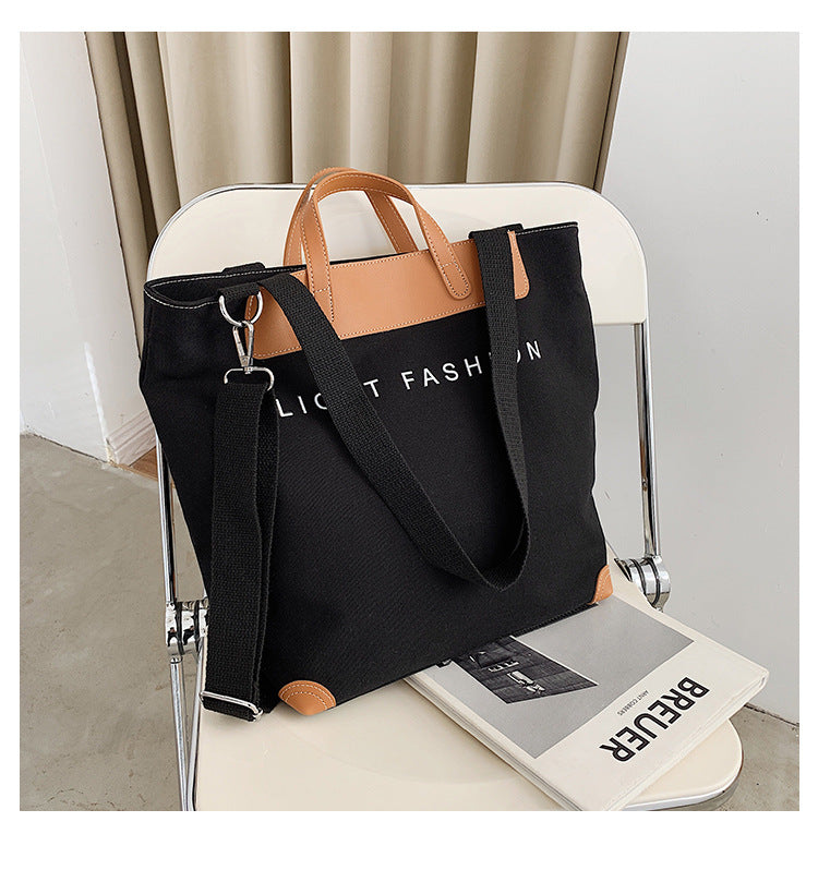 Women's Korean Style Leisure Commute Big Fashion Shoulder Bags