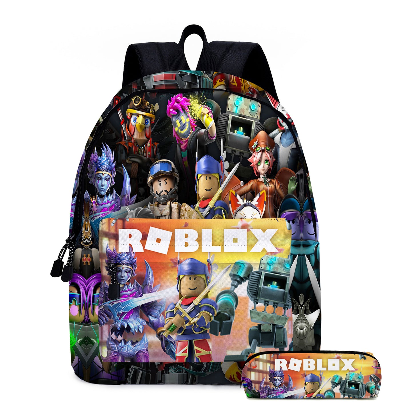 New Rob Two-piece Primary Anime Shoulders Elementary School Students' Schoolbags