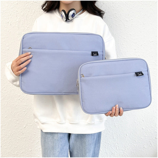 Nylon Simple Solid Color Liner Inch Waterproof Tablet Bags