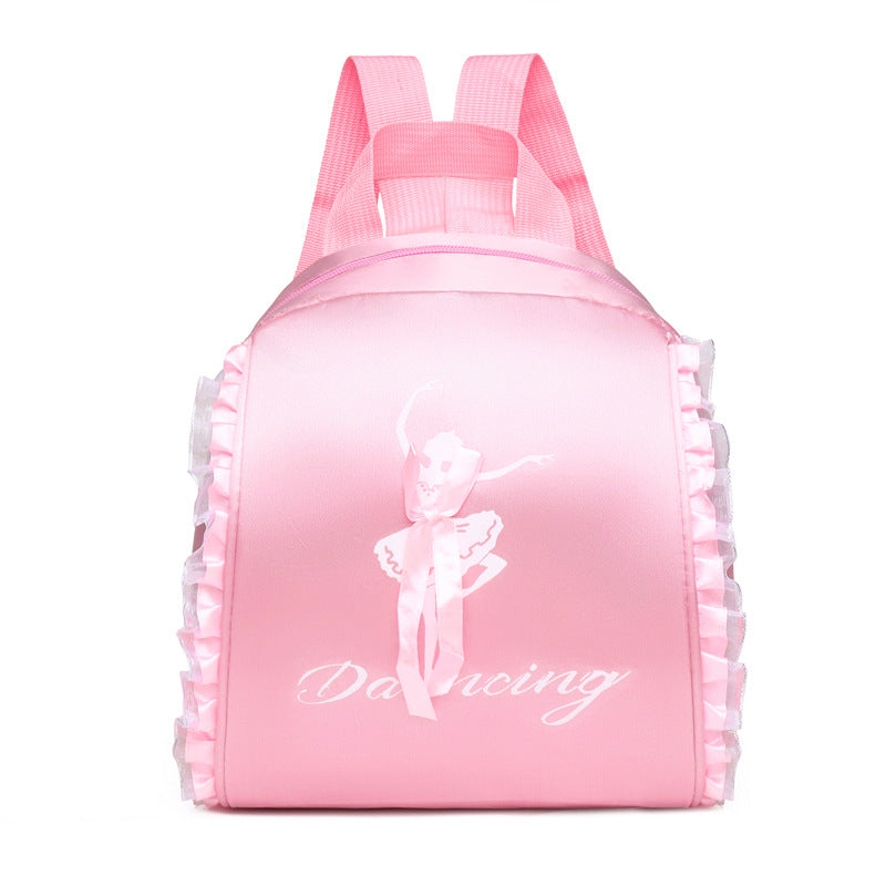 Children's Double Latin Ballet Embroidery Printing Princess Backpacks