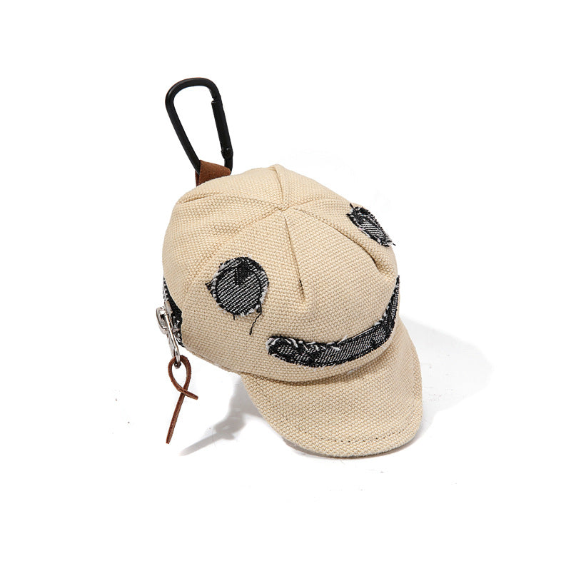 Peaked Cap Fashionable Earphone Modeling Fashion Coin Purses