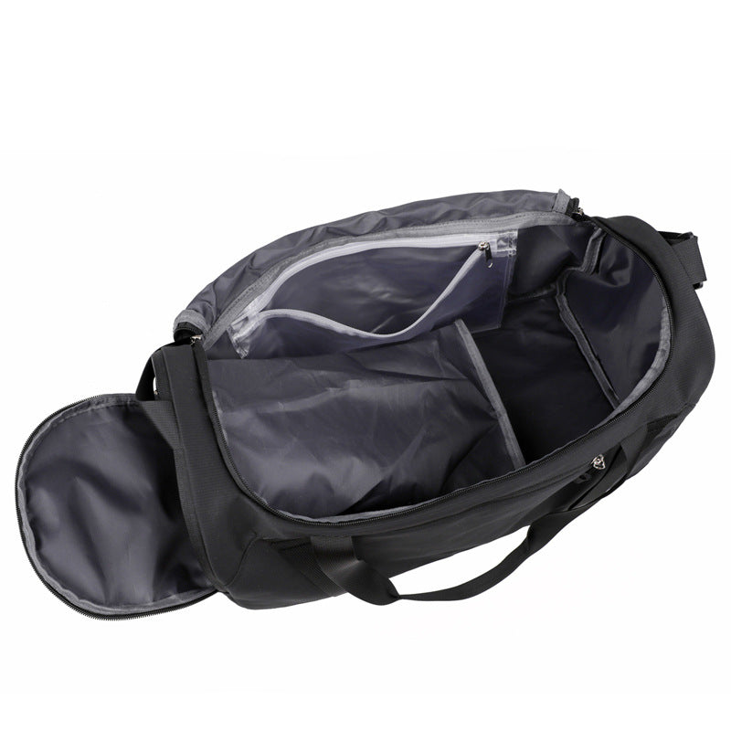 Printed Independent Shoe Compartment Portable Boarding Travel Bags