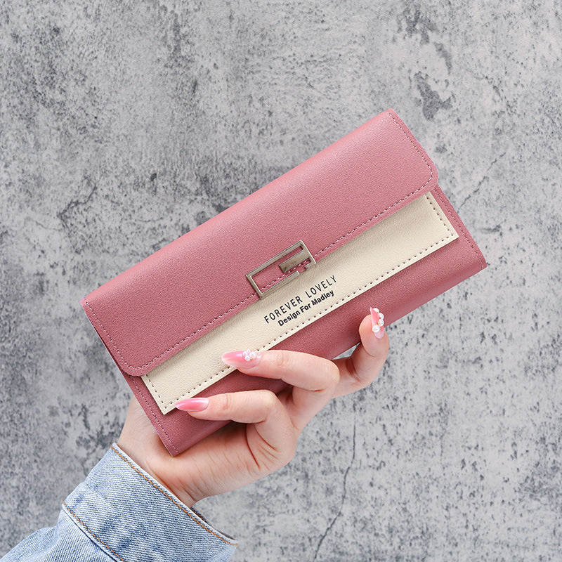 Women's Trendy Long Clutch Multifunction Leather Bags