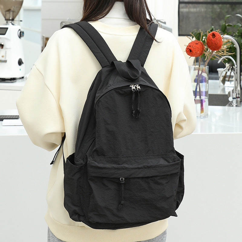 Women's Leisure Artistic Canvas Simple Washed Worn Backpacks