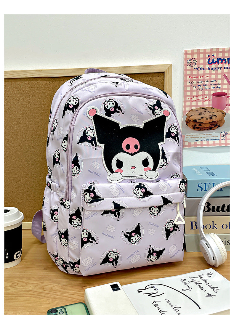 Cartoon Primary Grade Junior High Female Printed Kindergarten School Bags