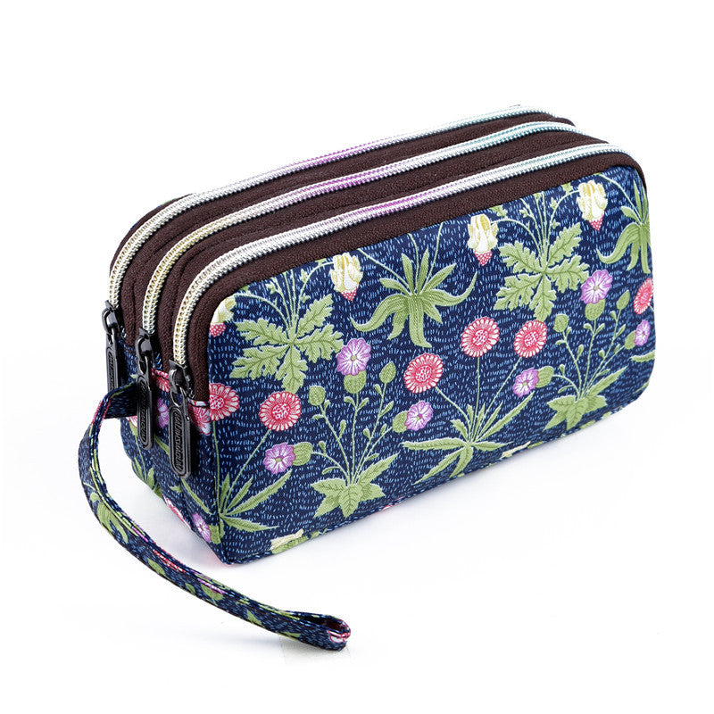 Women's Korean Printed Mobile Running Cloth Coin Purses