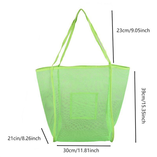 Summer Transparent Mesh Korean Style Leisure Bags