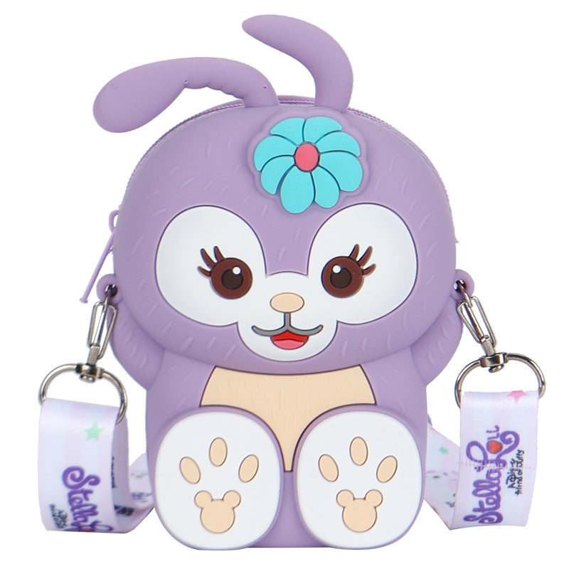 Children's Beautiful Silicone Small Cute Cartoon Children's Shoulder Bags