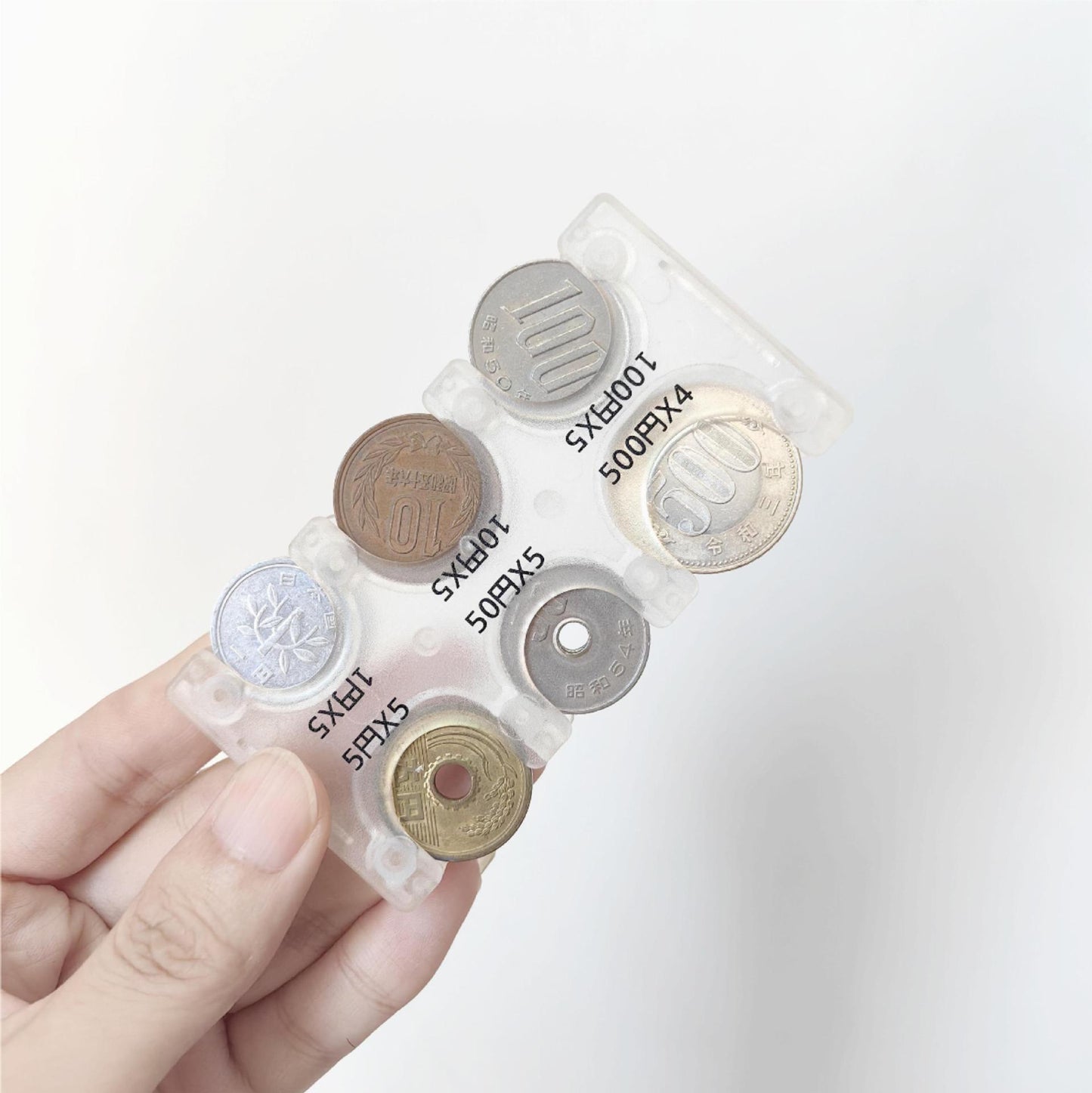 Environmentally Friendly Plastic Yen Change Storage Clip Coin Purses