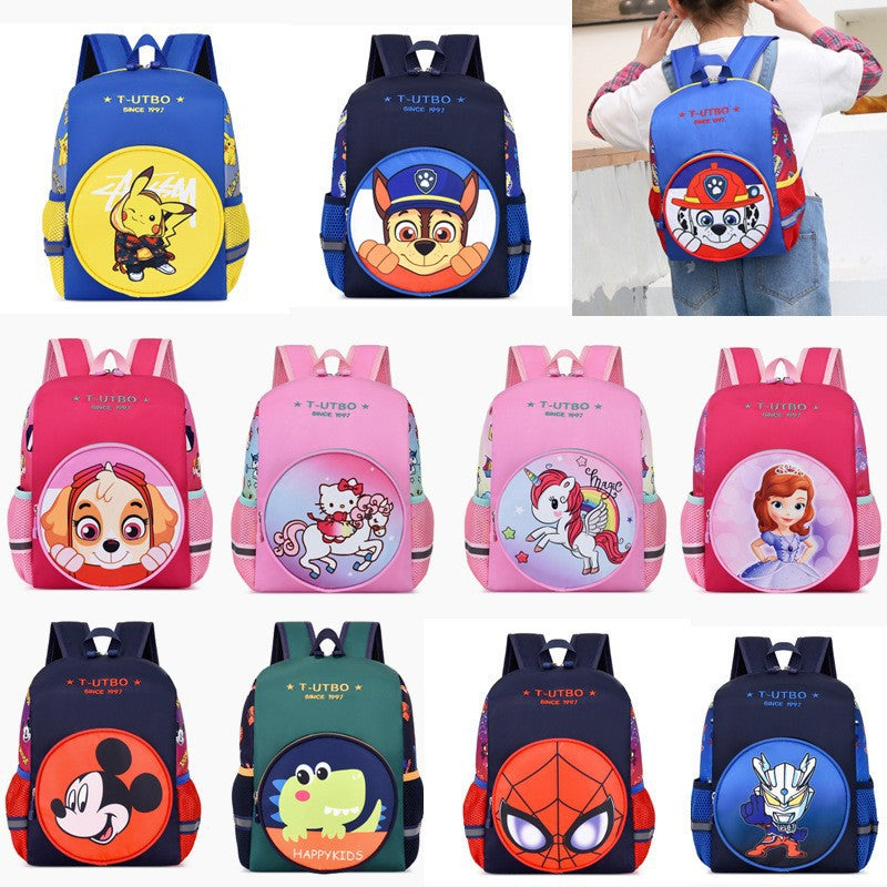 Children's Cartoon Fashion Small Class Large Boys Elementary School Students' Schoolbags