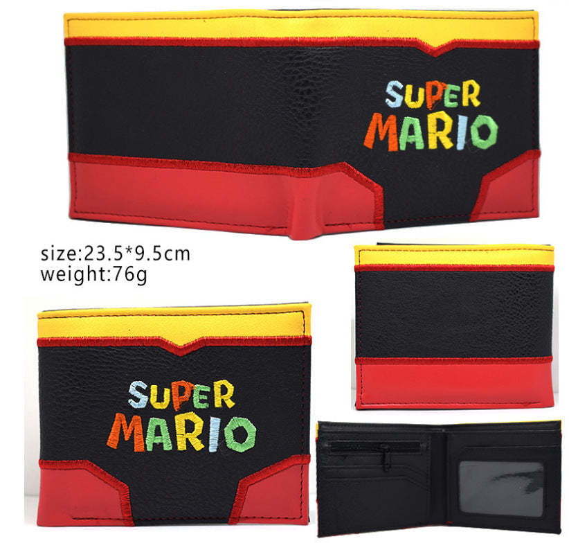 Super Mary Game Anime Peripheral Mario Coin Purses