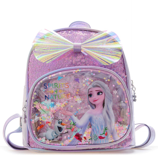 Children's Cute Cartoon Princess Western Style Fashion Children's Backpacks