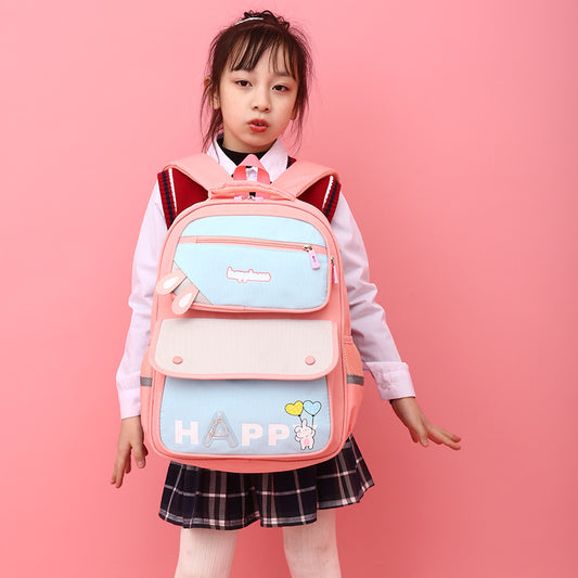 Primary First-class Large Capacity Simple Lightweight Elementary School Students' Schoolbags