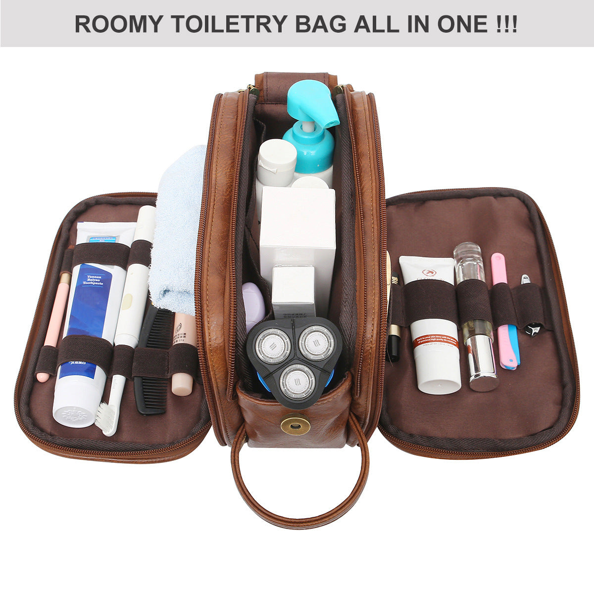 Men's Versatile Popular Trendy Toiletry Storage Cosmetic Bags