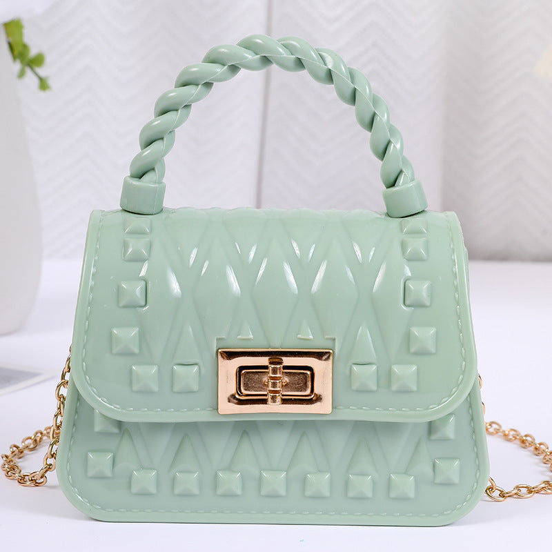 Refreshing Pearl Tote Jelly Mini Chain Crossbody Bags