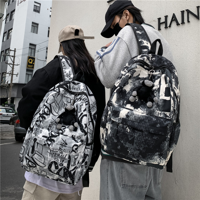 Female Iti Printing Korean Style Fashion Backpacks