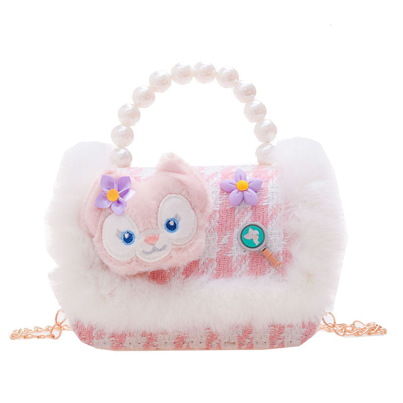 Children's Female Pearl Hand Cartoon Classic Style Children's Coin Purse