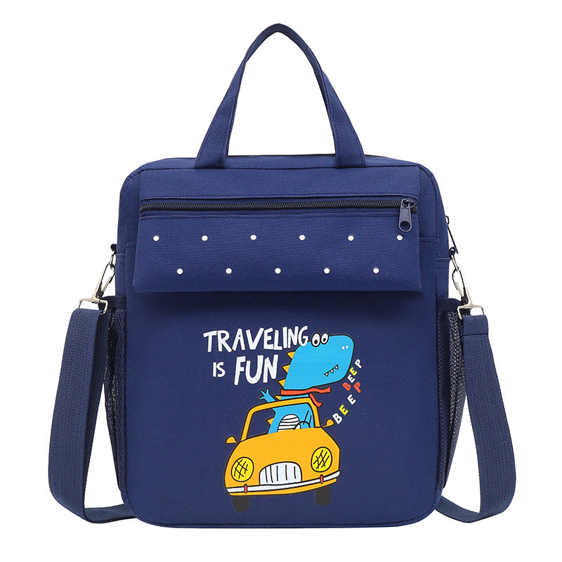 Children's Korean Style Tuition Cute Portable Document Large Capacity Elementary School Students' Schoolbags